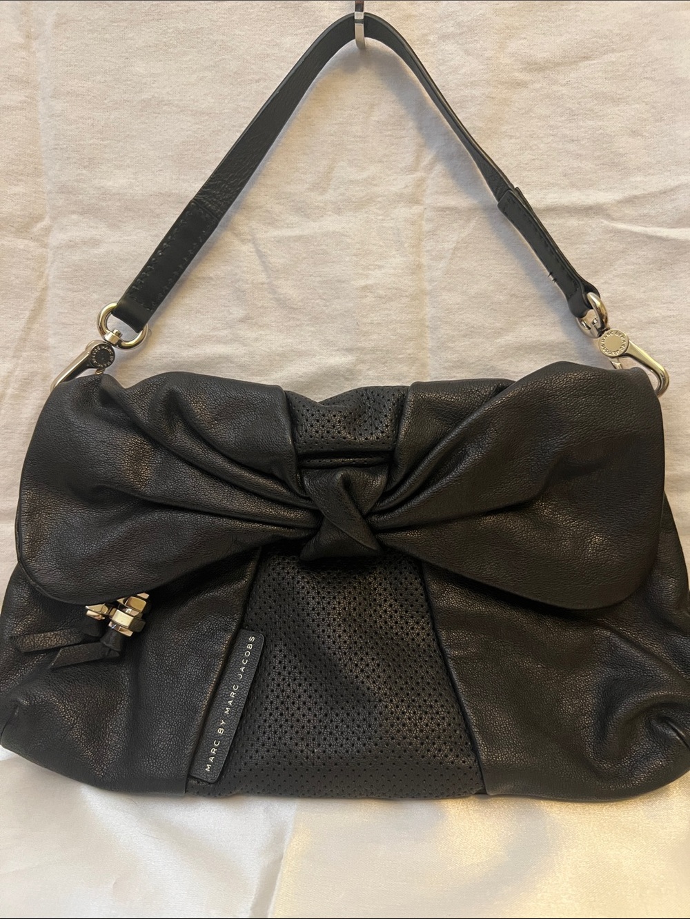 Marc Jacob’s black bow bag